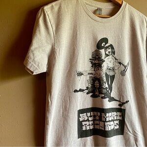 Buy More Records 🎸 Screen-print Tshirt Record Store Day Unisex Small Guitar